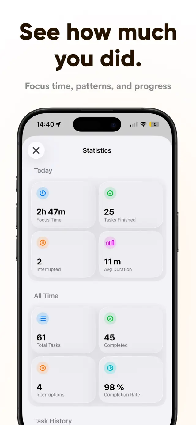 App screenshot